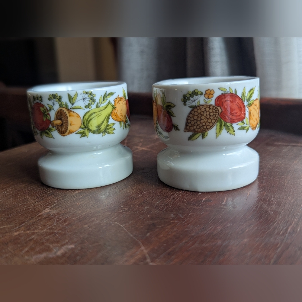 Vintage "Spice of Life" Egg Cups